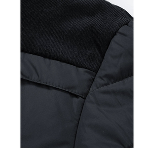 2024 Men's Lightweight Canvas Bubble Jackets Customized Design Stand Collar Professional High Street Style Clothing New Arrival - Product Image 5