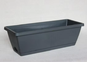 Adaptation climatique Pot de fleur Soin des racines respirant Long plastique rectangulaire - Product Image 3