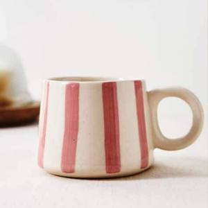 ชุดแก้วมักลายดอกไม้สีชมพูและสีขาว2Top เซ็ตสลัดทำจากไม้และเรซินสินค้าแฮนด์เมด - Product Image 2