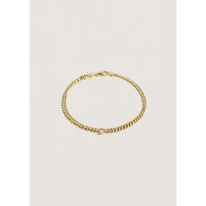 สร้อยข้อมือเพชร Petite Capri Diamond Curb Chain ดีไซน์หรูหราและสง่างาม สร้อยข้อมือและกำไลเพชร - Product Image 1