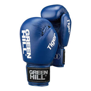 Guantes de Boxeo de Cuero TIGER Aprobados por la IBA, Tamaños 10oz y 12oz, Equipo de MMA para Compras y Entrenamiento - Product Image 5