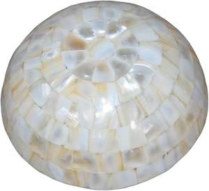 Mother of Pearl Food Serving Bowl in Bone Inlay with Latest Design Perfect <b>for</b> Elegant <b>Home</b> Dining and Medium Size Serving - Product Image 4