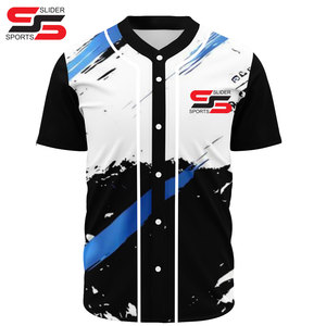Camiseta de béisbol para hombre, juvenil, Unisex, transpirable, de secado rápido, OEM Camiseta deportiva, nombre de equipo personalizado, fábrica ecológica sostenible - Product Image 5