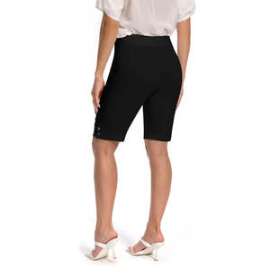 Vestido Casual de Trabajo Jenna Rose con Dobladillo Cruzado, Pantalones Cortos con Dos Bolsillos Delanteros, Tejido Transpirable de Spandex/Poliéster - Product Image 4