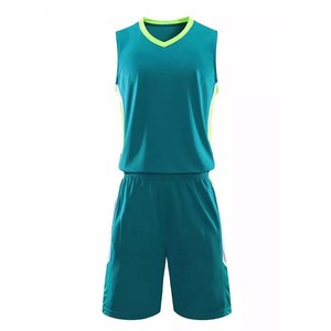 Ensemble d'uniformes de basket-ball pour hommes, avec Logo et numéro, personnalisé, 100% Polyester, prix bas - Product Image 1