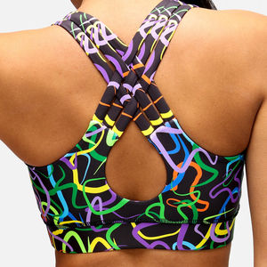 2024 Sujetador deportivo personalizado al por mayor Fitness ajustable de alto impacto gimnasio ejercicio mujeres sujetadores deportivos de Yoga sin costuras - Product Image 6