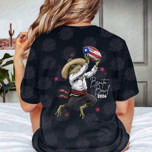 Maglietta da Calcio Benito Bowl Boricua, T-Shirt Carina Coqui per il Giorno della Partita, per Tifosi di Porto Rico, Come Regalo, T-Shirt Promozionale - Product Image 1