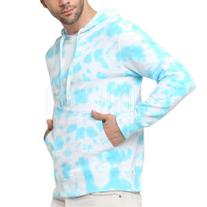 Top qualité élégant coton mélangé cravate teinture sweats à capuche en gros nouveau Design hommes cravate teinture sweats à capuche fabriqués au Pakistan - Product Image 4