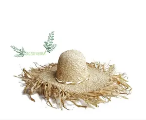 Manufacturer Wholesale Wide Straw Hat Outdoor Tourism Beach / Straw Hat For Summer Vacation