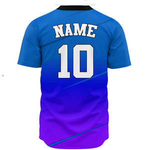 Vêtements de baseball pour hommes en gros de haute qualité, vente chaude, sur mesure, maillot de baseball brodé - Product Image 2