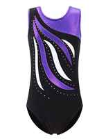 Maillot de Gimnasia Elástico para Niños, Manga Larga, Ajuste Deportivo, para Entrenamiento de Danza, ORCHID DANCE