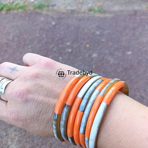 กำไลข้อมือทำมือจากเขาสัตว์ งานฝีมือระดับพรีเมียม เครื่องประดับสไตล์โบฮีเมียน ของขวัญสำหรับทุกเพศทุกวัย หลายขนาด ขายส่งโดย Tradebyd - Product Image 3