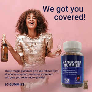 Gomitas para la Resaca <span class=keywords><strong>de</strong></span> Marca Privada para Adultos, Suplemento para el Alivio y el Remedio <span class=keywords><strong>de</strong></span> la Resaca - Product Image 5