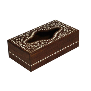 Caja de pañuelos de madera estilo único pieza de diseño de madera soporte de madera hecho a mano regalo único soporte de pañuelos hecho a mano - Product Image 4