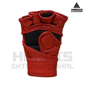 Gants de boxe MMA PU pour hommes avec service OEM Gant de MMA demi-doigt pour hommes fabriqué au Pakistan en matériaux durables Meilleur prix - Product Image 2
