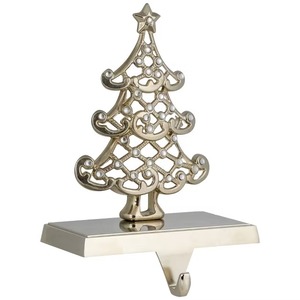 Soporte de calcetín de Navidad de Metal de Venta caliente copo de nieve Santa Reno trineo decorativo vacaciones chimenea soporte - Product Image 5