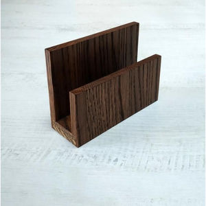 Porte-serviettes en bois de teck fabriqué à la main support de mouchoirs distributeur de serviettes en bois massif rustique pour Table à manger et cuisine meilleur prix - Product Image 5