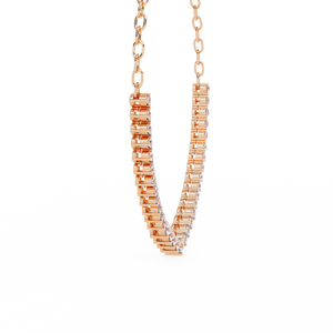 Collier en or 18 carats avec diamant cultivé en laboratoire pour femmes - Élégant et éblouissant - Product Image 2