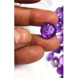 พลอยอเมทิสต์ธรรมชาติ121ชิ้น12มม. ถึง18มม. รูปไข่รอบ1350 CTS ล็อตตัดอัญมณีคุณภาพสูงขายส่งเรา $202 - Product Image 2