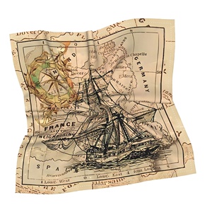 Pañuelos de Seda de Lujo para la Cabeza, Venta al por Mayor, Pañuelos Impresos Transpirables, Gran Cantidad para Uso en Exteriores, Estilo para Hombre y Mujer - Product Image 2