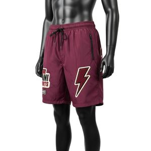 Mens Windbreaker Training <b>Shorts</b> Premium Nylon Microfiber Fabric 130 GSM Breathable Maroon Chenille Logo men's <b>shorts</b> Quick Dry - Product Image 4