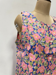 Débardeurs d'été indiens décontractés en coton pur, imprimés à la main, style bohème floral, écologiques, séchage rapide, tendance - Product Image 4