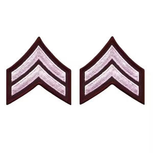 Insignia de Chevron de uniforme de alta calidad más vendida para chaquetas parches bordados decorativos e insignias personalizadas - Product Image 5