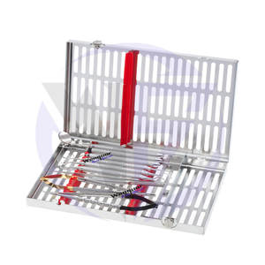 Kit de Extracción Médica de 12 Piezas con Casete de Esterilización, Juego de Instrumentos Quirúrgicos Dentales de Acero, Proveedor Profesional Wenquar - Product Image 6