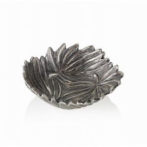 Decorative modern aluminum casting bowl designed for interior display giving striking metallic <b>aesthetic</b> for stylish home use - Product Image 2