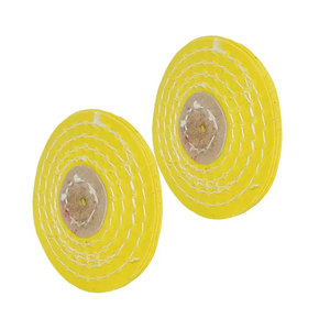 Roue de polissage en coton cousue concentrique de 4 pouces à bord de rasoir à un prix abordable - Product Image 1