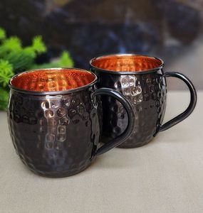 Tasse de mule en cuivre pour boisson froide avec un grand volume et une prise en main confortable conçue pour une utilisation quotidienne dans n'importe quelle installation de bar à la maison - Product Image 5
