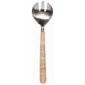 Argenterie forte de haute qualité cuillère à fente et fourchette de service à salade ensemble de salade en acier inoxydable pour le dîner restaurant maison hôtels - Product Image 6