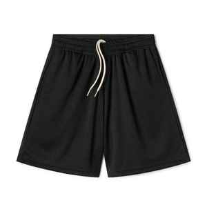 Shorts de basketball en mesh personnalisés pour hommes, vente en gros, impression par transfert thermique, couleur unie, séchage rapide, respirant, style urbain - Product Image 6