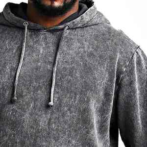 Chándal de lavado ácido de calidad superior hecho en fábrica precio razonable Material de algodón al por mayor usando en chándal de jogging para hombres - Product Image 4