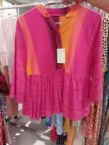 Robe à imprimé léopard à manches et à plusieurs niveaux robe mi-longue décontractée et tenue de soirée robes décontractées imprimées d'animaux en gros - Product Image 6