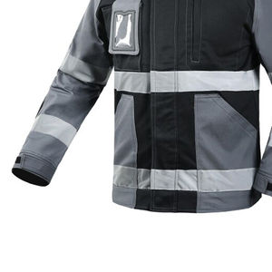 Chaqueta de Seguridad Reflectante para Guardia de Seguridad, Ropa de Trabajo de Invierno, ANSI Clase 1 EN ISO 20471 Clase 2, Alta Visibilidad, LED Intermitente, Unisex - Product Image 4