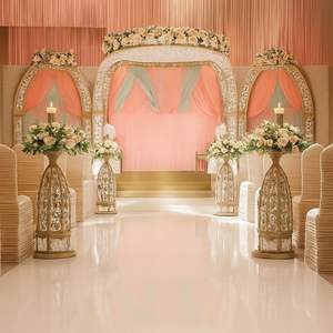 Deslumbrante Decoración de Mandap para Recepción de Boda, Decoración de Mandap para Boda India, La Mejor Decoración de Mandap para Boda en Chicago - Product Image 2