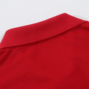 Polos pour hommes en coton respirant, vente en gros OEM, tricotés, décontractés, couleur unie, manches courtes, longueur standard, teinture unie - Product Image 6