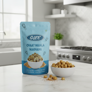 Glee Impex Snack sain et protéiné, Makhana croquant aux noix de chameleon, Chaat Masala épicé et rôti, faible en gras - Product Image 5