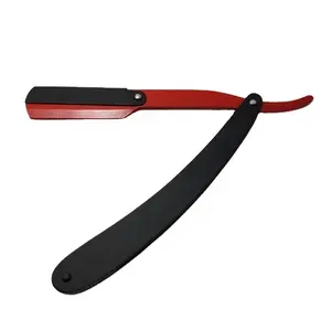 High Quality Wood handle straight use razor blade shaving for salon barber razor
