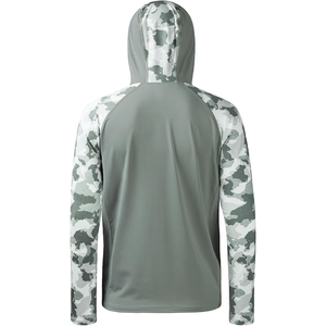 Sweat à capuche confortable en molleton 100% coton imprimé camouflage doux, chaud, respirant, décontracté pour l'extérieur, avec poche - Product Image 3