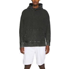 Personalizado transpirable Vintage Stone Wash Plus Size Drop Shoulder Hoodies en blanco Unisex Hoodie ácido lavado peso pesado Hoodie hombres - Product Image 1