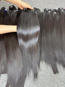 100% cabello humano hueso recto súper sedoso y suave paquetes de cabello producto al por mayor, 100% cabello crudo vietnamita de alta calidad - Product Image 5