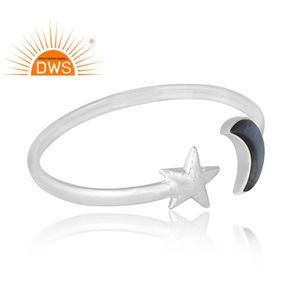 Latest Selling 925 Sterling <b>Silver</b> Natural Labradorite Gemstone <b>Bangle</b> Custom Jewelry <b>For</b> <b>Women</b> Gift <b>For</b> Her - Product Image 3