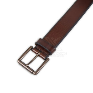 เข็มขัดหนังสำหรับผู้ชายเข็มขัดหนังแฟชั่นปรับแต่งได้ใส่สบาย - Product Image 4