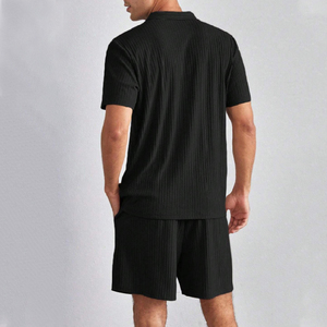 เสื้อยืดถักลายแบบถักสำหรับผู้ใหญ่ชุดเสื้อกางเกงทรงหลวมใส่ได้ทั้งชายและหญิงขนาดใหญ่พิเศษระบายอากาศได้ดีแห้งเร็วสำหรับฤดูร้อนออกแบบได้ตามต้องการ - Product Image 3