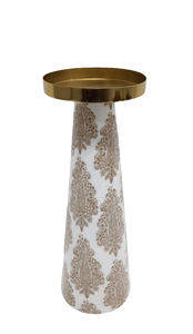 Bougeoir en métal décoratif pour la maison support en bois noir support de pilier de bougie antique pour la décoration de mariage - Product Image 5