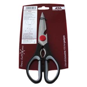 Tijeras de Cocina Multifuncionales Negras 2243021 - Product Image 1