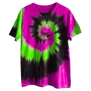 Secado rápido, fácil de lavar y llevar, cómodo para uso diario, tela suave, el mejor diseño, camiseta con tinte de corbata para mujer con color personalizado - Product Image 2