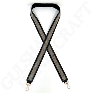 Sangle en coton perlé fait à la main pour sacs élégant bandoulière épaule remplacement sac à main sangle accessoires décoratifs - Product Image 3